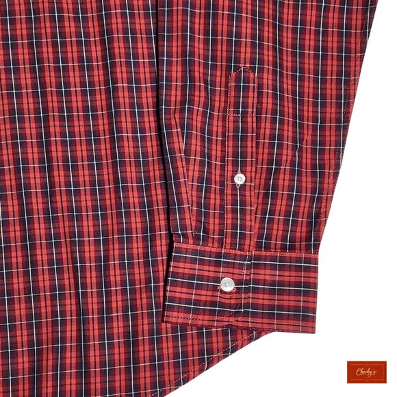 NEW Dockers Long Sleeve Red & Various Colors Shirt Sz XL(ID35) - Picture 3 of 6